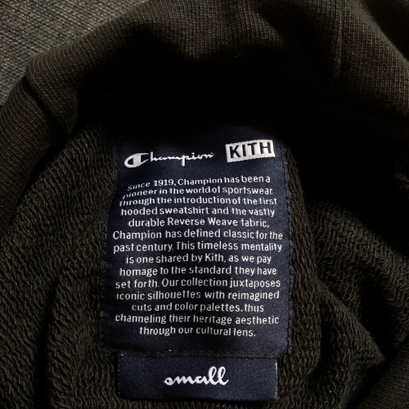 KITH x Champion Cropped Hoodie - Picture 5 of 5